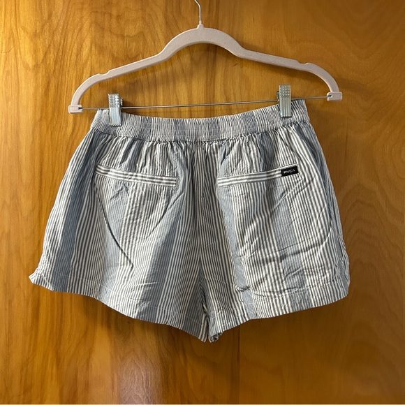 RVCA Striped Blue Women's Shorts - Picture 4 of 6